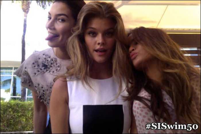 Cover Girls 2k14 at the Fontainebleau pool party on Wednesday